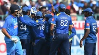 No-balls put MS Dhoni's efforts in vain; Sri Lanka hammer India by 7 wickets in Dharamsala ODI No-balls put MS Dhoni's efforts in vain; Sri Lanka hammer India by 7 wickets in Dharamsala ODI